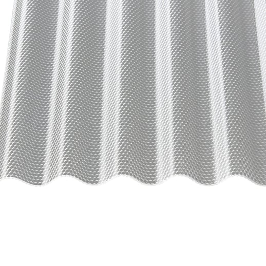 Acrylaat golfplaat | 76/18 | Voordeelpakket | 3,00 mm | Helder | Honingraatstructuur | Breedte 3,00 m | Lengte 6,00 m #4