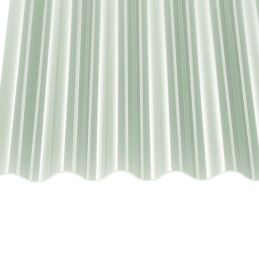 Acrylaat golfplaat | 76/18 | 3,00 mm | Opaal wit | Warmtewerend | 2,00 m #4