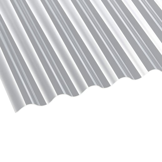 Acrylaat golfplaat | 76/18 | 1,50 mm | Helder | 2,00 m #1