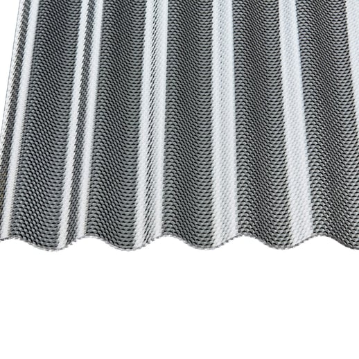 Acrylaat golfplaat | 76/18 | 3,00 mm | Grafiet | Honingraatstructuur | 2,00 m #4