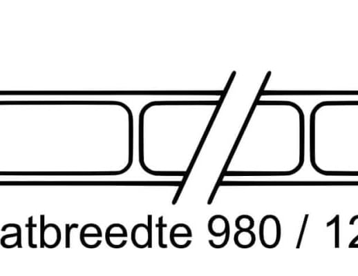 Acrylaat kanaalplaat | 16 mm | Breedte 1,20 m | Opaal wit | 4,50 m #5