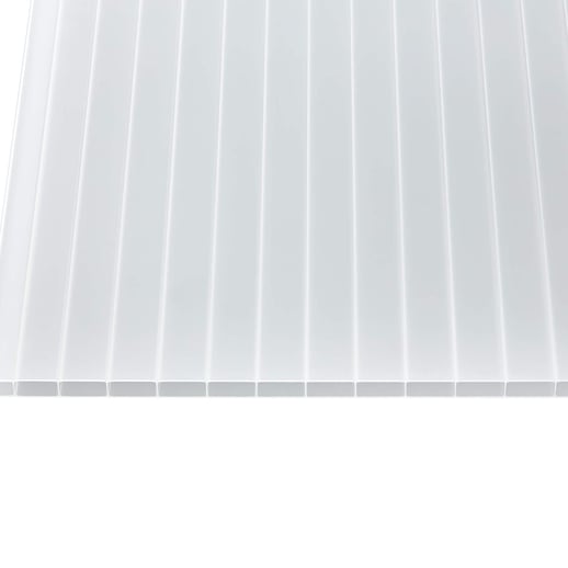 Acrylaat kanaalplaat | 16 mm | Breedte 1,20 m | Opaal wit | 7,00 m #4