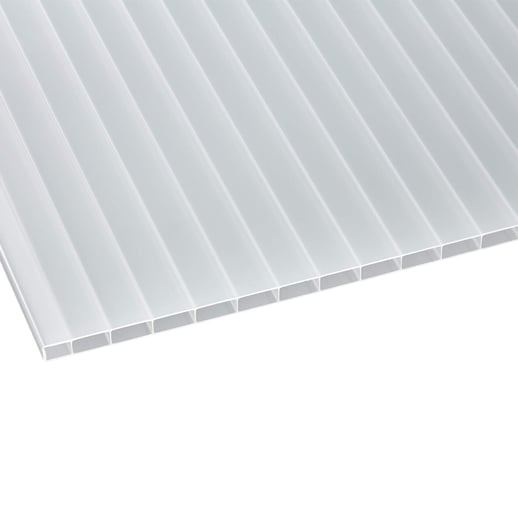 Acrylaat kanaalplaat | 16 mm | Breedte 98 cm | Opaal wit | 7,00 m #1