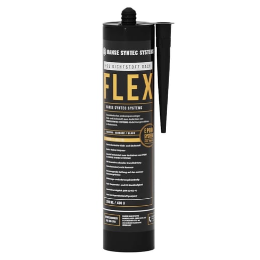 Afdichtingskit dak FLEX | Afdichtingskit voor dakafdichting | Zwart | Inhoud 290 ml #1