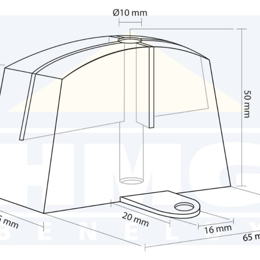Afstandhouders | Profiel 177/51 | Helder | 100 stuks #3