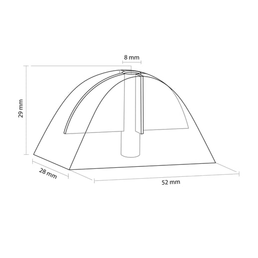 Afstandhouders | Profiel 95/35 | Golf | Helder #3