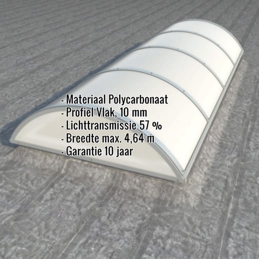 Alumon lichtstraat | Type 1/5 | Dagmaat 1,60 m | Opaal wit #2