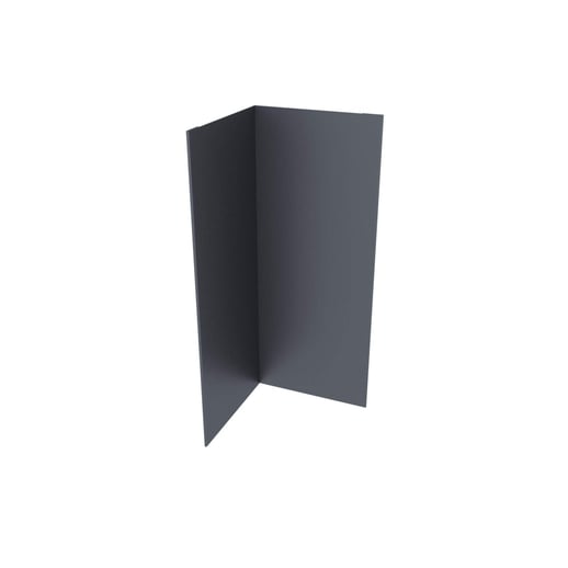 Binnenhoek | 10 cm x 10 cm x 2,00 m | Staal 0,50 mm | 25 µm Polyester | 7024 - Grafietgrijs #1