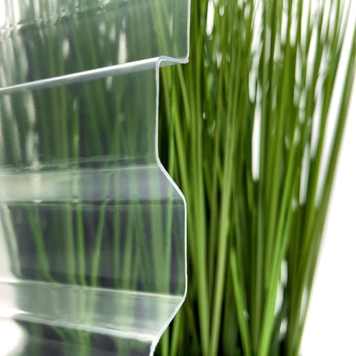 BIO LINE damwandplaat | 70/18 | Voordeelpakket | 1,20 mm | Helder | Breedte 8,41 m | Lengte 2,00 m #4