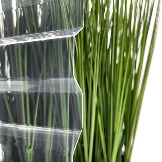 BIO LINE damwandplaat | 70/18 | 1,20 mm | Helder | 2,50 m #3