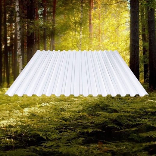 BIO LINE damwandplaat | 70/18 | 1,20 mm | Helder | 2,50 m #4