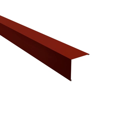 Buitenhoek | 11,5 x 11,5 cm | Staal 0,50 mm | 35 µm Mattpolyester | 29 - Rood #1