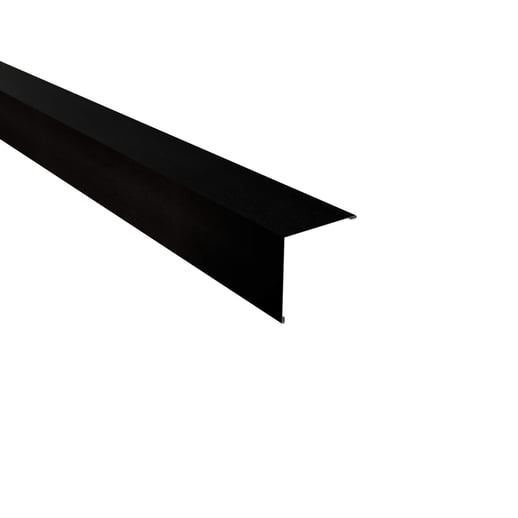 Buitenhoek | 11,5 x 11,5 cm | Staal 0,50 mm | 35 µm Mattpolyester | 33 - Zwart #1