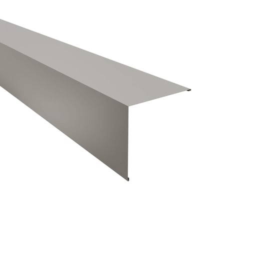 Buitenhoek | 19,5 x 19,5 cm | Staal 0,50 mm | 25 µm Polyester | 7035 - Lichtgrijs #1