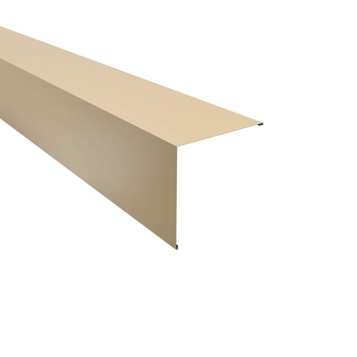 Buitenhoek | 19,5 x 19,5 cm | Staal 0,63 mm | 25 µm Polyester | 1015 - Licht ivoorkleurig #1