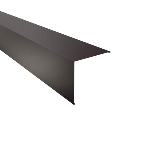 Buitenhoek | 19,5 x 19,5 cm | Staal 0,75 mm | 25 µm Polyester | 8017 - Chocoladebruin #1