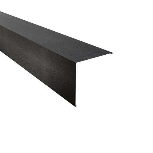 Buitenhoek | 19,5 x 19,5 cm | Staal 0,50 mm | 35 µm Mattpolyester | 23 - Donkergrijs #1