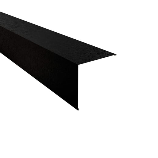 Buitenhoek | 19,5 x 19,5 cm | Staal 0,50 mm | 80 µm Shimoco | 9005 - Gitzwart #1