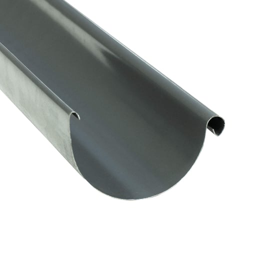 Dakgoot | Staal | Ø 125 mm | Kleur grafiet | Lengte = 3,00 m #1