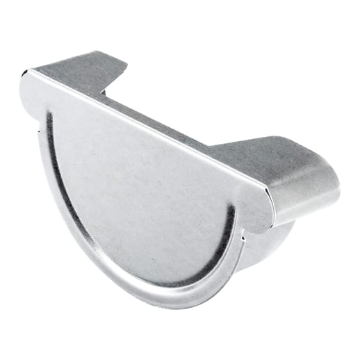 Goot einddeksel | Rechts | Staal | Ø 190 mm | Verzinkt #1