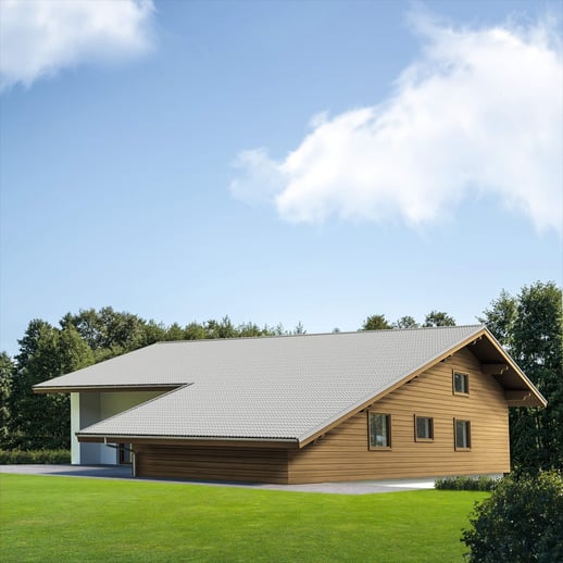 Dakpanplaat 2/1060 | Anti-Drup 700 g/m² | Staal 0,50 mm | 25 µm Polyester | 7035 - Lichtgrijs #3