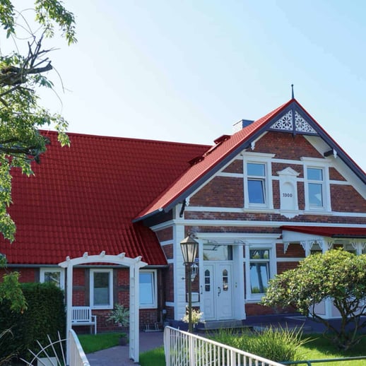 Dakpanplaat 2/1060 | Staal 0,50 mm | 25 µm Polyester | 3005 - Wijnrood #7