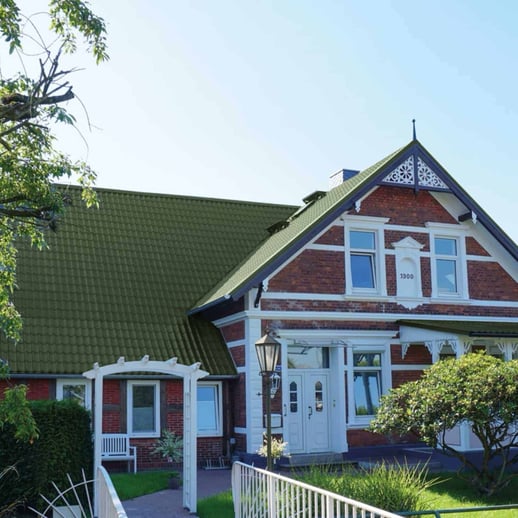 Dakpanplaat 2/1060 | Staal 0,50 mm | 25 µm Polyester | 6020 - Chroomoxydegroen #7