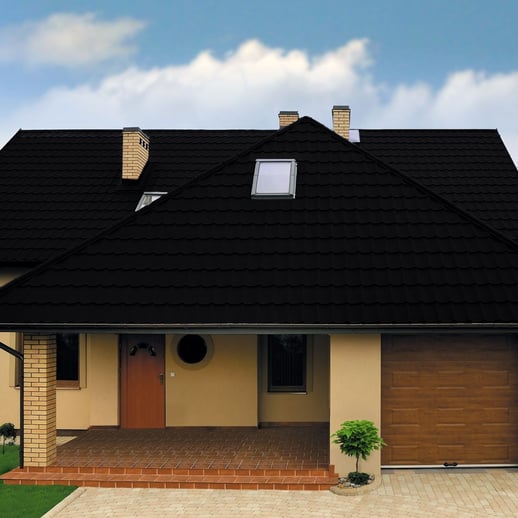 Dakpanplaat Szafir 350/15 | Anti-Drup 700 g/m² | Staal 0,50 mm | 50 µm PURMAT® | 033 - Zwart #4