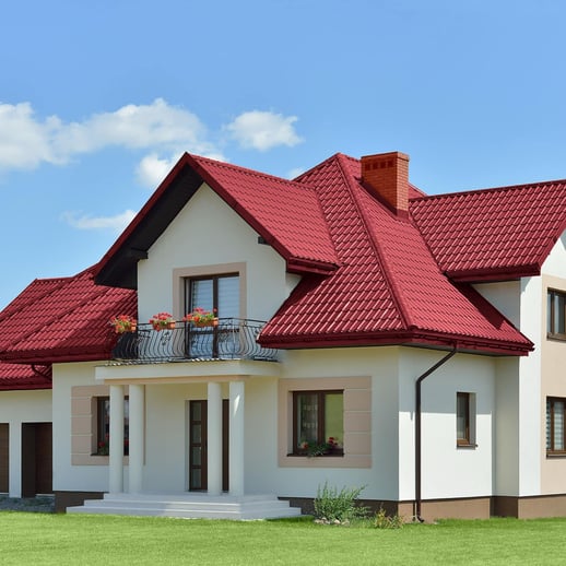 Dakpanplaat Szafir 350/15 | Anti-Drup 700 g/m² | Staal 0,50 mm | 25 µm Polyester | 3005 - Wijnrood #3