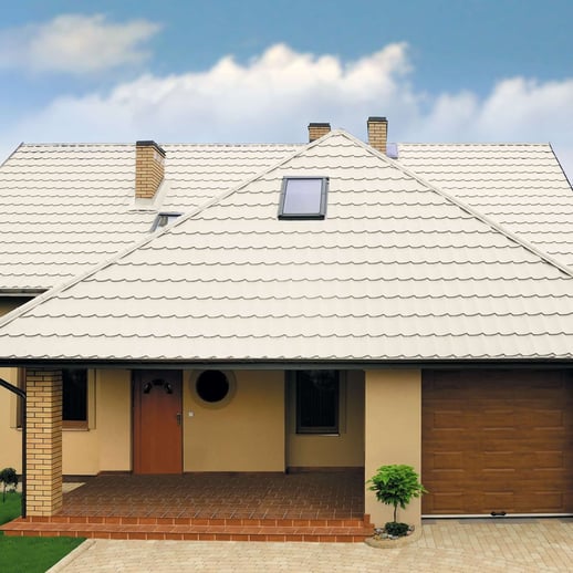 Dakpanplaat Szafir 350/15 | Anti-Drup 700 g/m² | Staal 0,50 mm | 25 µm Polyester | 9010 - Zuiverwit #4