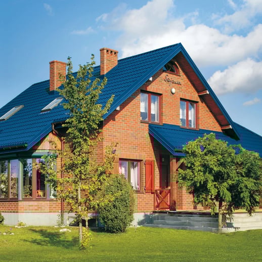 Dakpanplaat Szafir 350/15 | Staal 0,50 mm | 25 µm Polyester | 5010 - Gentiaanblauw #5