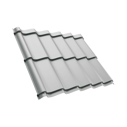 Dakpanplaat Szafir 350/15 | Staal 0,50 mm | 25 µm Polyester | 7035 - Lichtgrijs #1