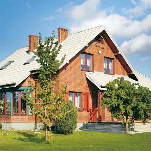 Dakpanplaat Szafir 350/15 | Staal 0,50 mm | 25 µm Polyester | 9010 - Zuiverwit #5