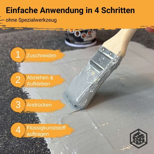 Dakreparatietape met MicroSealant® PLUS | Breedte 10 cm | Lengte 2,50 m | Zwart #3