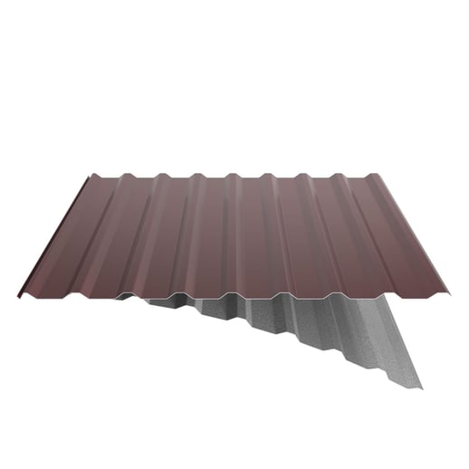 Damwandplaat 20/1100 | Dak | Anti-Drup 1000 g/m² | Staal 0,50 mm | 25 µm Polyester | 3005 - Wijnrood #9