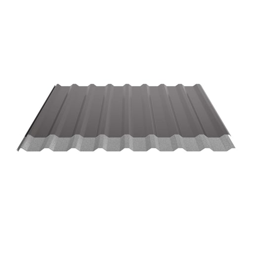 Damwandplaat 20/1100 | Dak | Anti-Drup 1000 g/m² | Staal 0,75 mm | 25 µm Polyester | 8017 - Chocoladebruin #8