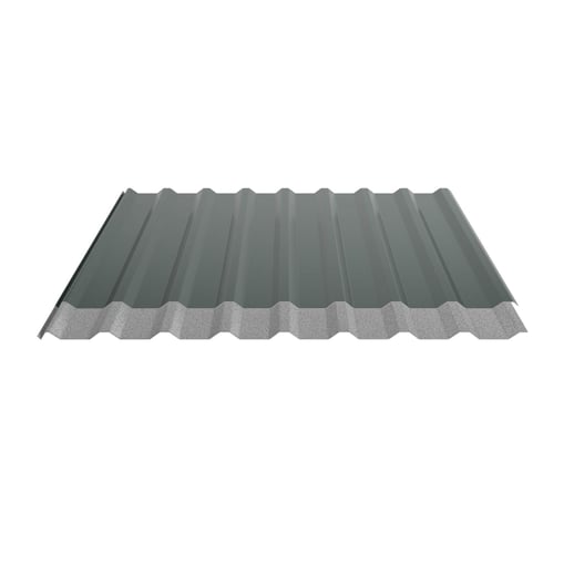 Damwandplaat 20/1100 | Dak | Anti-Drup 1000 g/m² | Staal 0,50 mm | 60 µm Puramid | 6005 - Mosgroen #8
