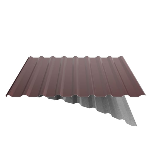 Damwandplaat 20/1100 | Dak | Anti-Drup 2400 g/m² | Staal 0,50 mm | 25 µm Polyester | 3005 - Wijnrood #9
