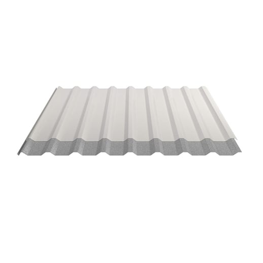 Damwandplaat 20/1100 | Dak | Anti-Drup 2400 g/m² | Staal 0,50 mm | 25 µm Polyester | 9010 - Zuiverwit #8