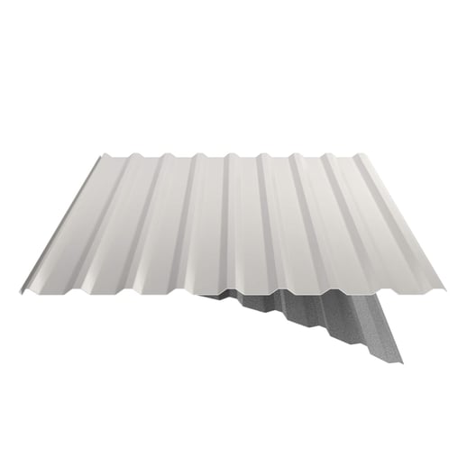 Damwandplaat 20/1100 | Dak | Anti-Drup 2400 g/m² | Staal 0,50 mm | 25 µm Polyester | 9010 - Zuiverwit #9