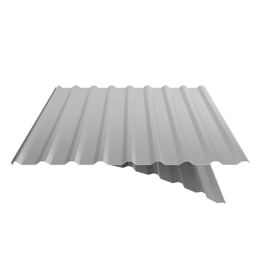 Damwandplaat 20/1100 | Dak | Anti-Drup 700 g/m² | Staal 0,63 mm | 25 µm Polyester | 9006 - Zilver-Metallic #9