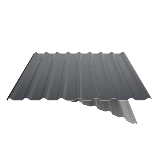 Damwandplaat 20/1100 | Dak | Anti-Drup 700 g/m² | Staal 0,50 mm | 60 µm Puramid | 7016 - Antracietgrijs #9