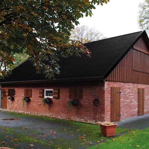 Damwandplaat 20/1100 | Dak | Staal 0,50 mm | 80 µm Shimoco | 9005 - Gitzwart #6