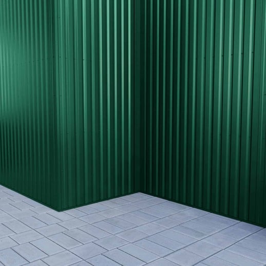 Damwandplaat 20/1100 | Gevel | Staal 0,50 mm | 60 µm Puramid | 6005 - Mosgroen #8