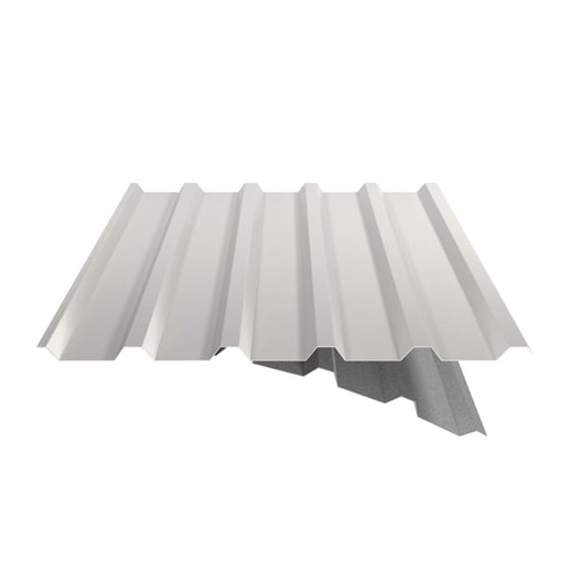 Damwandplaat 35/207 | Dak | Anti-Drup 1000 g/m² | Staal 0,50 mm | 25 µm Polyester | 9010 - Zuiverwit #9