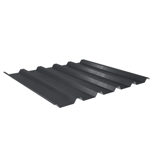 Damwandplaat 35/207 | Dak | Anti-Drup 1000 g/m² | Staal 0,50 mm | 35 µm Mattpolyester | 23 - Donkergrijs #1