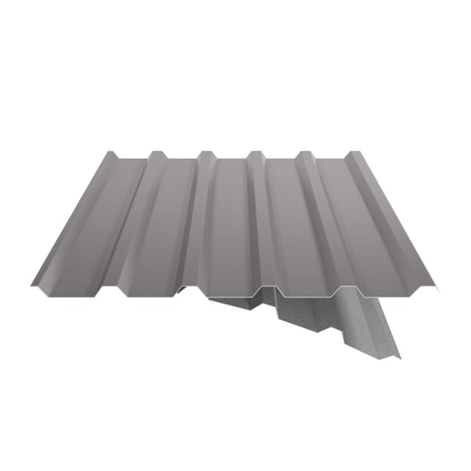 Damwandplaat 35/207 | Dak | Anti-Drup 1000 g/m² | Aluminium 0,70 mm | 25 µm Polyester | 9007 - Grijs aluminiumkleurig #9