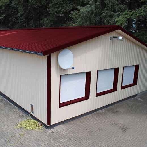 Damwandplaat 35/207 | Dak | Anti-Drup 2400 g/m² | Staal 0,50 mm | 25 µm Polyester | 3005 - Wijnrood #7