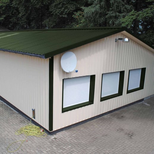 Damwandplaat 35/207 | Dak | Anti-Drup 2400 g/m² | Staal 0,50 mm | 25 µm Polyester | 6020 - Chroomoxydegroen #7