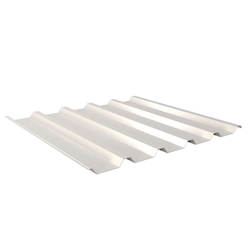 Damwandplaat 35/207 | Dak | Anti-Drup 2400 g/m² | Staal 0,50 mm | 25 µm Polyester | 9010 - Zuiverwit #1